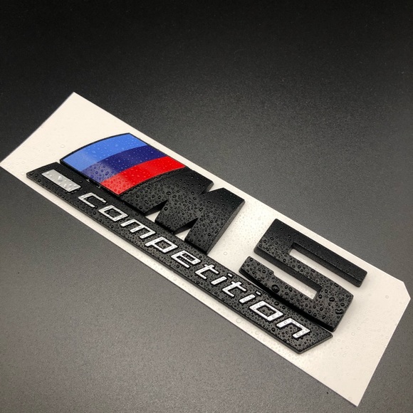 Genuine BMW M5 Rear/Trunk Emblem/Badge Competition - Picture 2 of 8